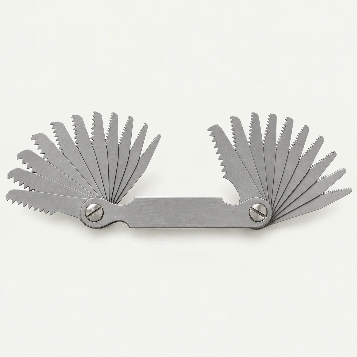 Metric thread pitch gauge